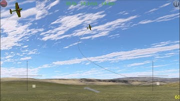 Tethered RC flight in PicaSim