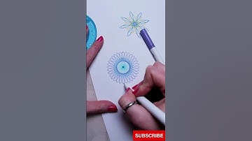 Rock´n´Roll Spirograph Art - Part 5 - Beautiful Result #shorts #rocknroll