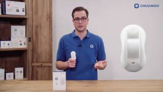 Chuango Open Box Video -- Pir-800 Curtain Pir Motion Detector
