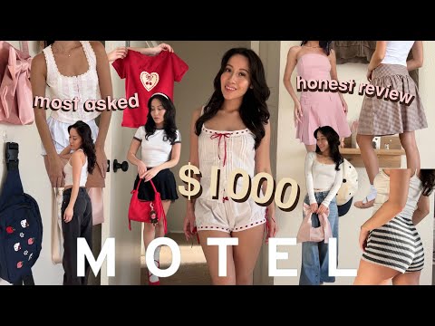 1000 Motel Try On Haul Recommendations Reviews Honesty Just Vibing