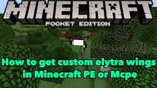 How to install a custom elytra wings in Minecraft Pocket Edition (Minecraft PE/Mcpe) Easy Tutorial screenshot 4