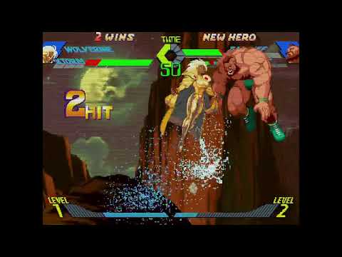 X-Men vs. Street Fighter - Wolverine, Storm vs. Zangief, Juggernaut 2