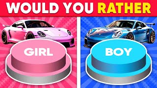 Choose One Button!  GIRL or BOY Edition ❤ Monkey Quiz