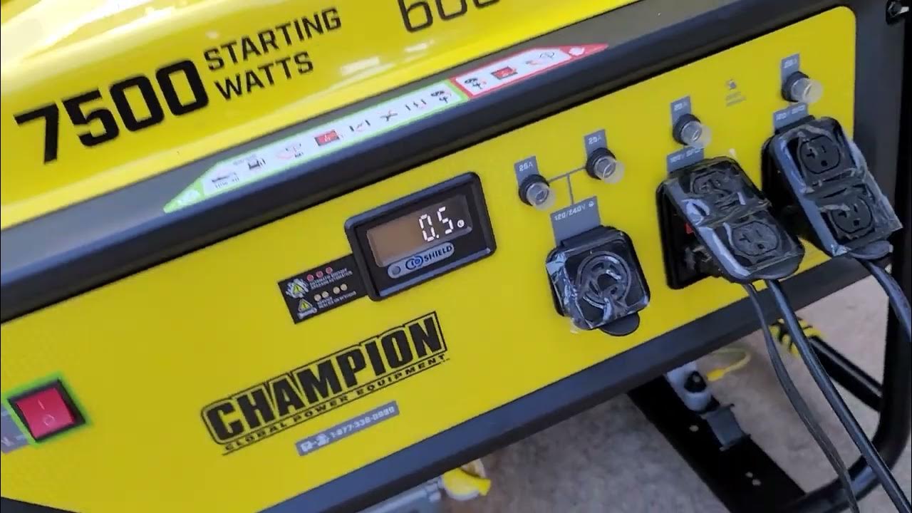 Setting up my generator to power my home 360 YouTube