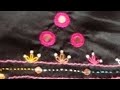 Eid dress design,/ Black dress with multi color Neck embroidery design ( part 3 ) @SMcraft-u2t