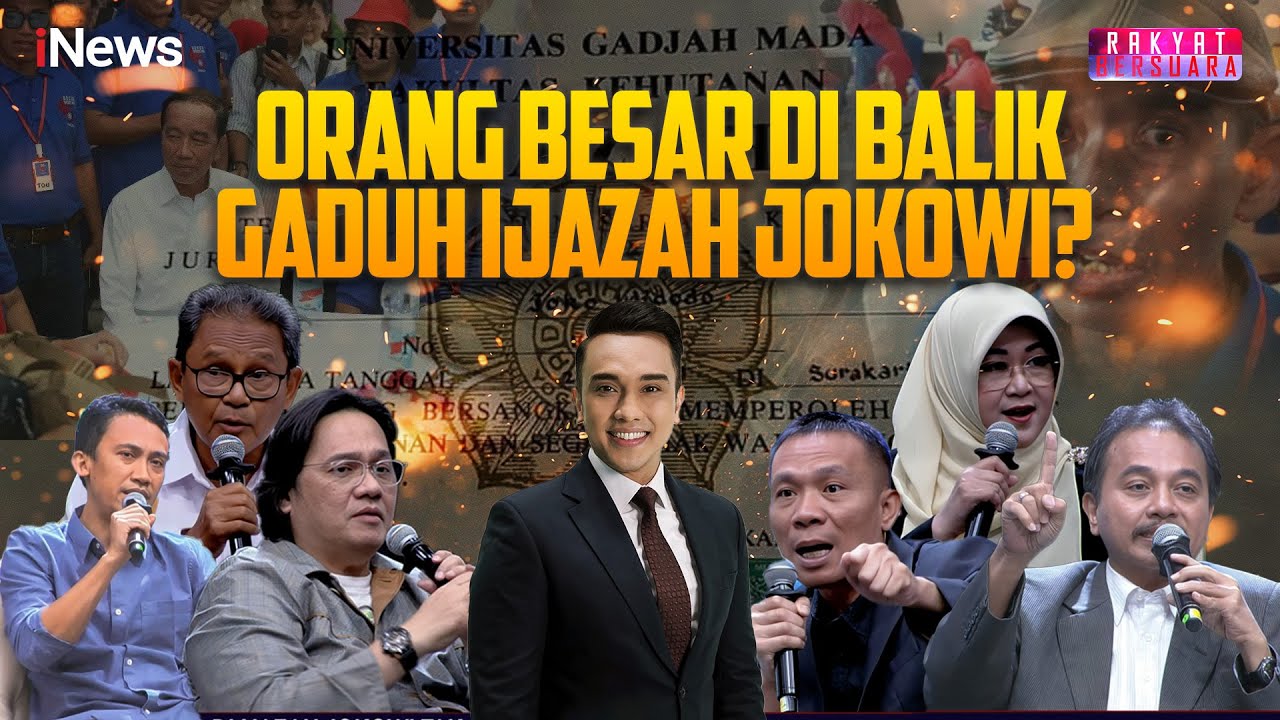 [FULL] Terbongkar Orang Besar di Balik Gaduhnya Ijazah Jokowi | Rakyat Bersuara | 30/07