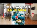 10 ERRORES que NO DEBES COMETER al DECORAR LA SALA y COMO SOLUCIONARLOS