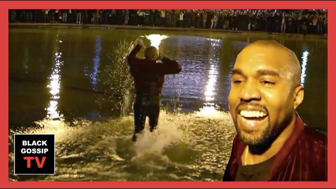Kanye West Jumps in Water during concert in Armenia, fans attack! YouTube