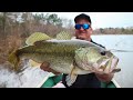 Catching BIG BASS in a LOADED Farm Pond!! (w/ my DAD)