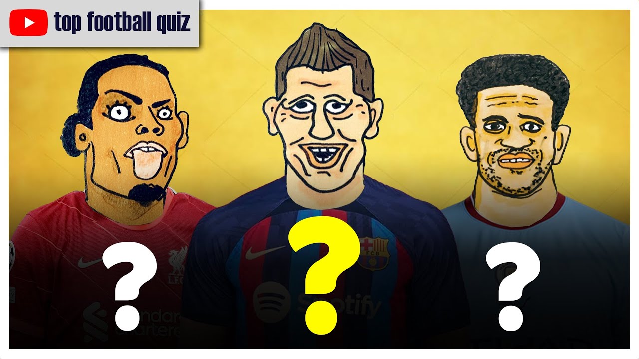 GUESS THE PLAYER BY THE CARTOON FILTER | FOOTBALL QUIZ 2022/23