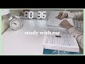 \ study with me / no BGM. 1 hour. 高校生. 生物ver.