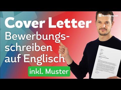 COVER LETTER: Das Bewerbungsschreiben auf Englisch