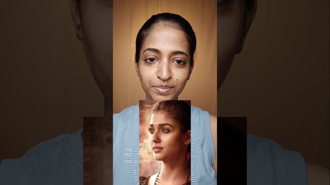 Recreating nayanthara makeup look from test ✨ 