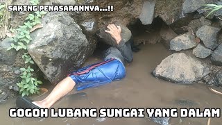 SO CURIOUS!!! HAND-FISHING IN A DEEP RIVER HOLE