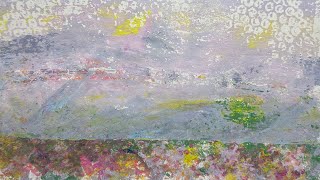 Gel Print Landscapes My 100 days project 61 to 65 @TheShelleyStudio