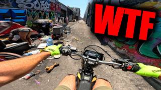 I rode my Surron to Court in LA..