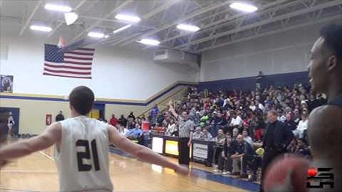 Devon Andrews Throws Inbound Pass Off Defenders Back For Dunk!!