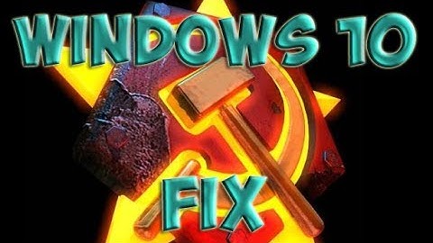 Finally: Red alert 2 fix for windows10/8/8.1 freeze problem - Black Screen Problem
