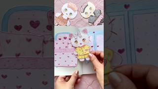 🍒 PAPER DOLLS 🩷 Cute Bedtime Routine  #paperdoll