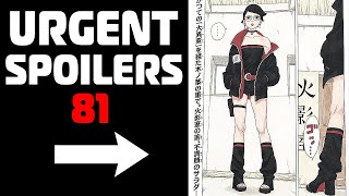 Boruto Chapter 81 - Urgent Spoilers