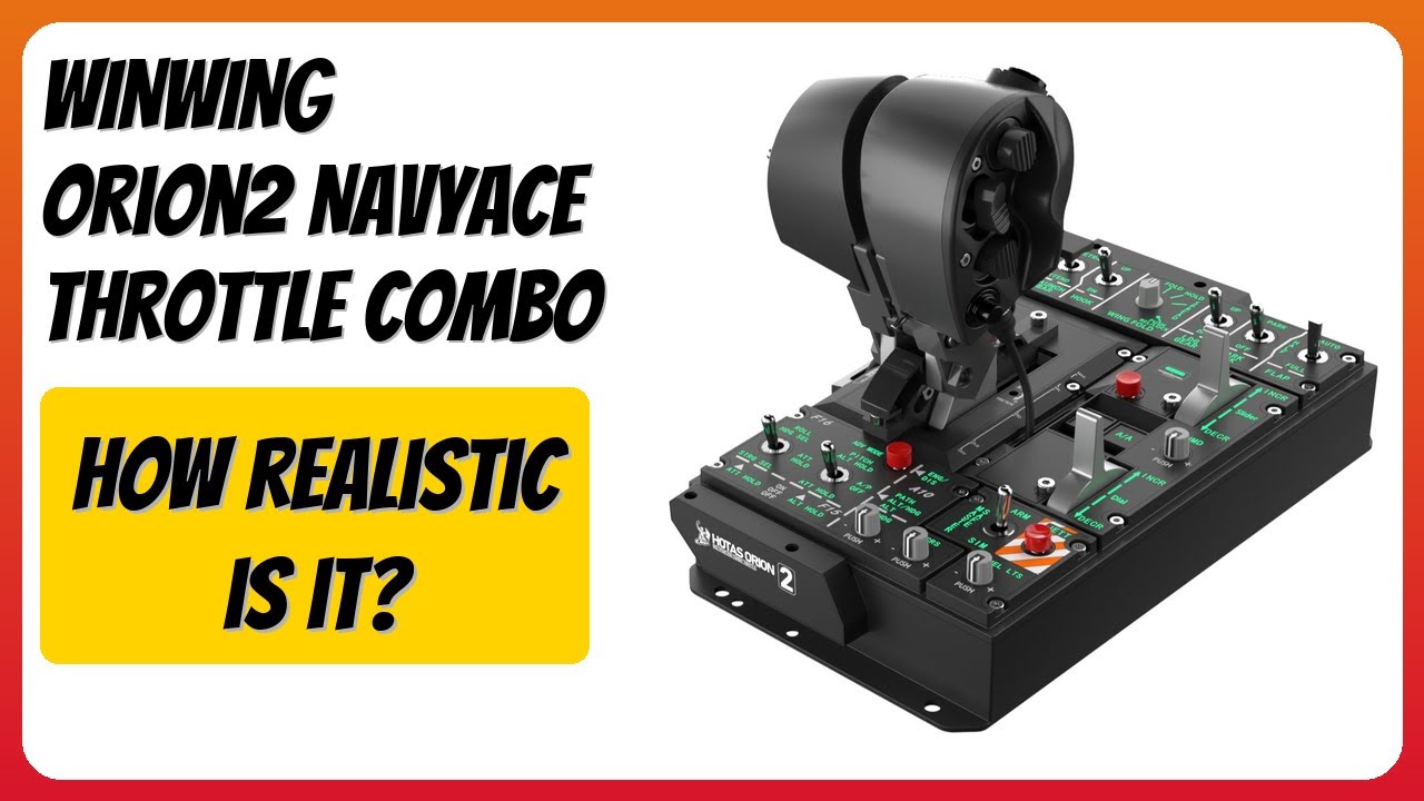REVIEW (2026): WINWING Orion2 NavyAce Throttle Combo. Features