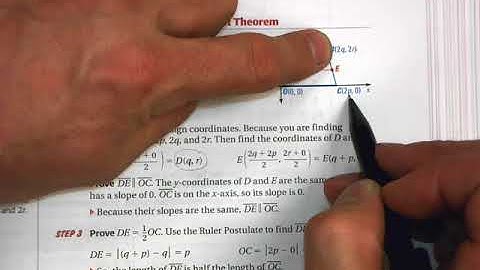 5.1 (2 of 2) Midsegment Theorem and Coordinate Proof