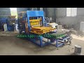 easy maintenance auto hydraulic #concrete block machine with color feeder for interlock pavements