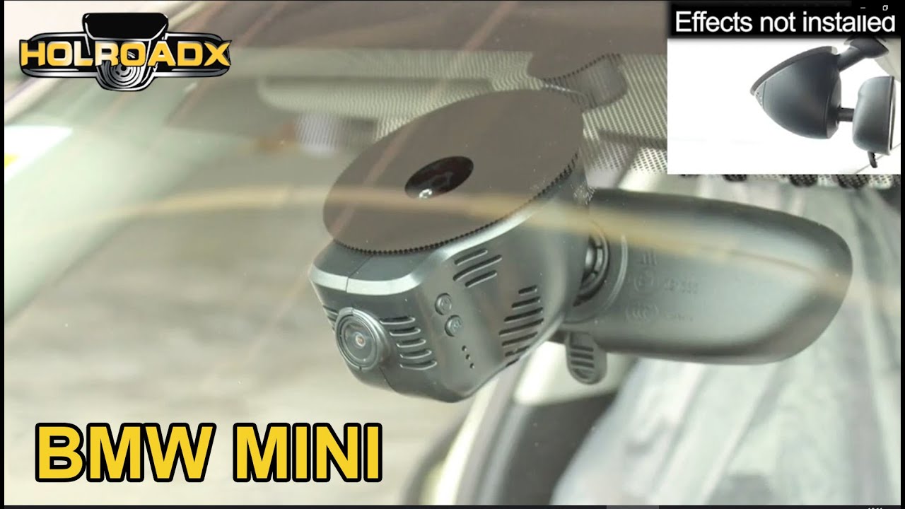 Installation of the  dash cam for BMW MINI 