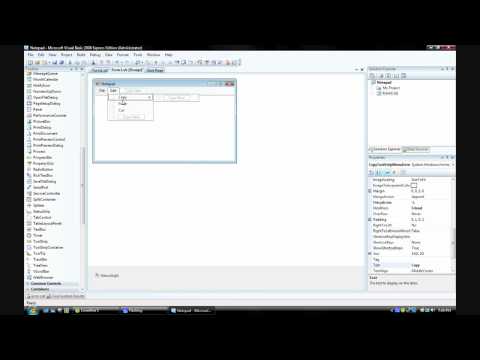 How To Make A Simple Notepad In Visual Basic 2008