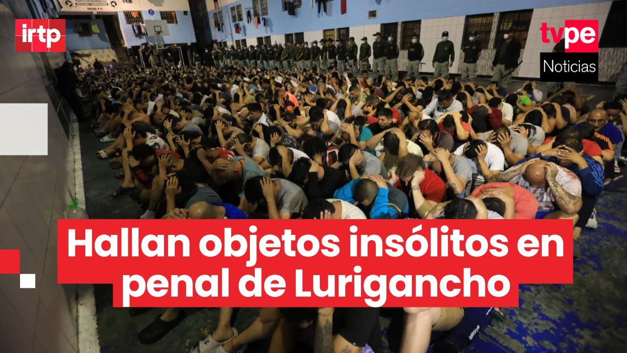¡Tenían hasta billar y la Santa Muerte! Lo más insólito hallado en requisa en el penal de Lurigancho