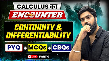 12th Maths Live | Continuity and Differentiability PYQ/MCQ/CBQ Practice | Class 12 Board Exam 2026