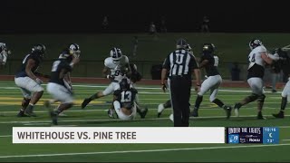 UNDER THE LIGHTS: Whitehouse runs over Pine Tree 57-35