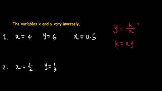 How to Write an Inverse Variation Equation (Step-by-Step)