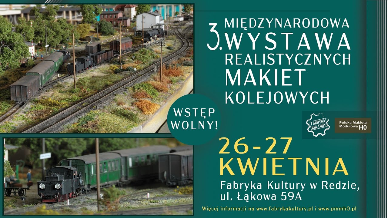 3. Międzynarodowa Wystawa Realistycznych Makiet Kolejowych - Reda 2025