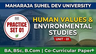 Human Values &amp; Environmental Studies || BA, BSc, B.Com || Co-Curricular Paper || All University ||