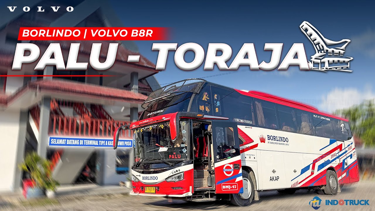 JALUR EXTREME DIKASIH BIGBUS PREMIUM ‼️ Palu Toraja Naik Borlindo Volvo B8R 330HP