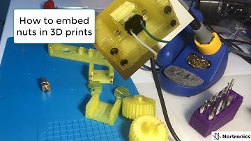 How to Embed Nuts in 3D Prints