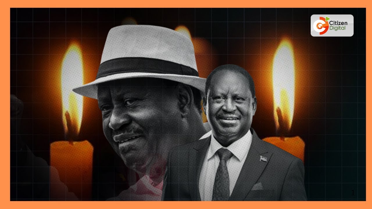 Siaya Senator Oburu Oginga visits Raila's home to announce his passing and begin mourning rites.