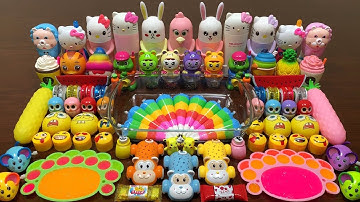 Relaxing with Piping Bags !! Mixing Random Things Into Slime !! Satisfying Slime Smoothie #655