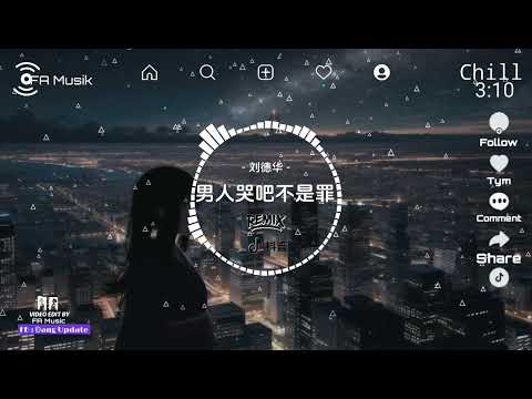 刘德华 - 男人哭吧不是罪 (🎧抖音DJ版) Khi Người Đàn Ông Khóc (Remix)『在我年少的时候，身边的人说不可以流泪，在我成熟了以后』最近喜欢的歌曲｜令人上瘾的歌曲