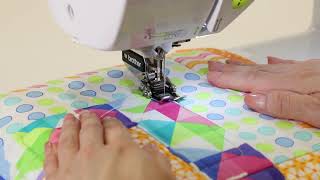 [BrotherSupportSewing] (家庭用ミシン アクセサリー) マルチウォーキングフット - マルチウォーキングフットの使用方法 : F085AP