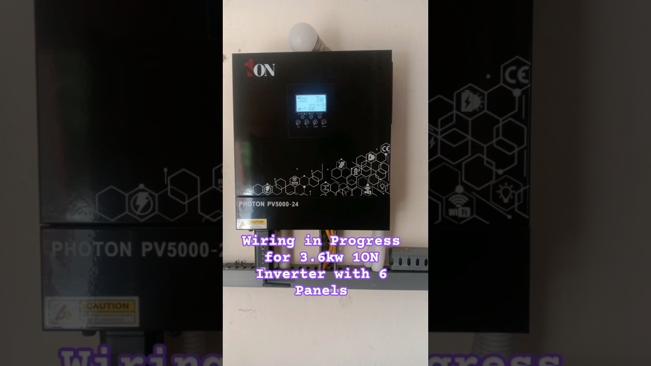 Solar System Installation|1ON Inverter 🌞💥🔥