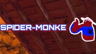 I found a new spiderman glitch in (gorilla tag)