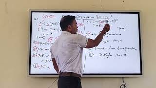 operator Precedence grammar GATE questions solution