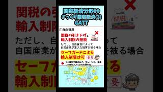 【国際経済分野】#9ざっくり国際経済(3)GATT