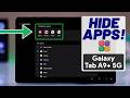 Samsung Galaxy Tab A9 Plus: How to Hide Apps!