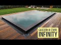 Бетонный бассейн в стиле Infinity