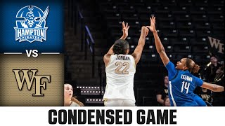 Hampton vs. Wake Forest Condensed Game | 2025-26 ACC Women’s Basketball