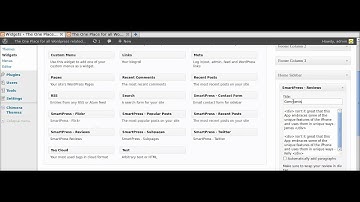 How to add review widget to Smartpress Theme sidebar