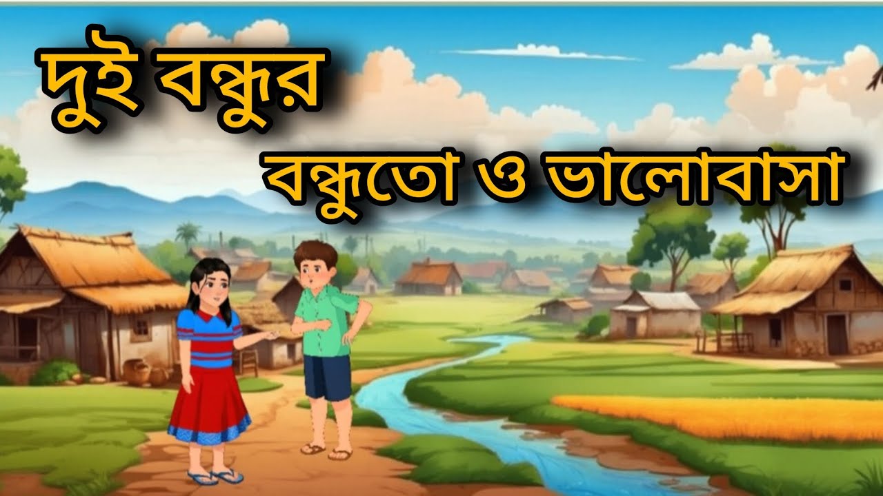 বন্ধুতো ও ভালবাসার গল্প দুই বন্ধুর || Bangla golpo ||Bangla misti golpo 